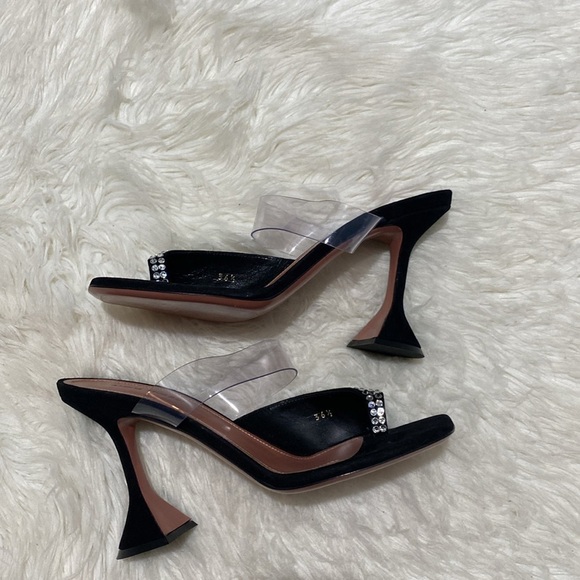 Amina Muaddi Paloma crystal slipper size 36.5EU - Picture 3 of 15